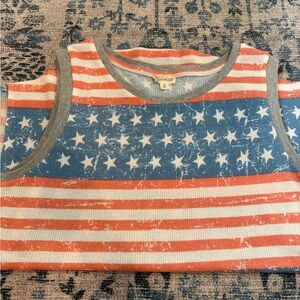 Patriotic Striped Tank Top